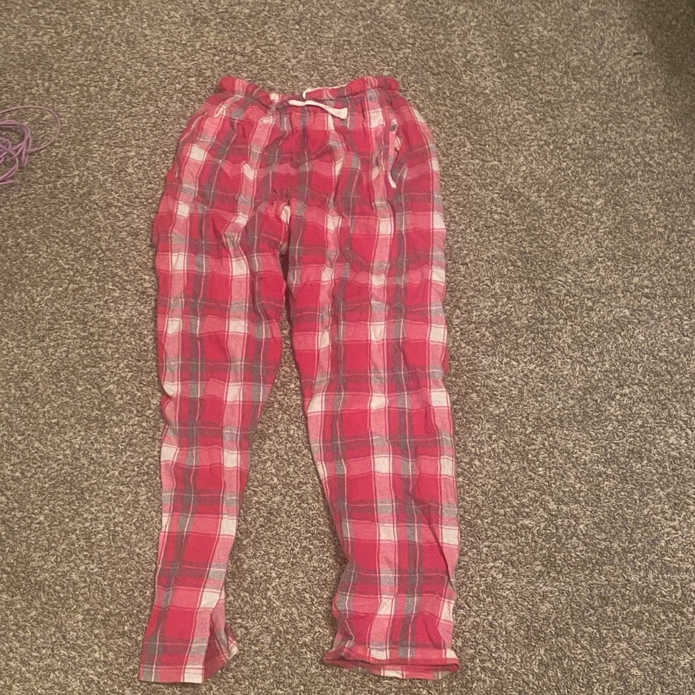 Boxercraft  Plaid Pajama Bottoms in Pink, Red and White